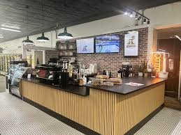 Sea Bean coffee counter inside the market